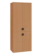 TN 5 - 74D kancelářská skříň, 4-dveřová, 1822x720x400, buk royal